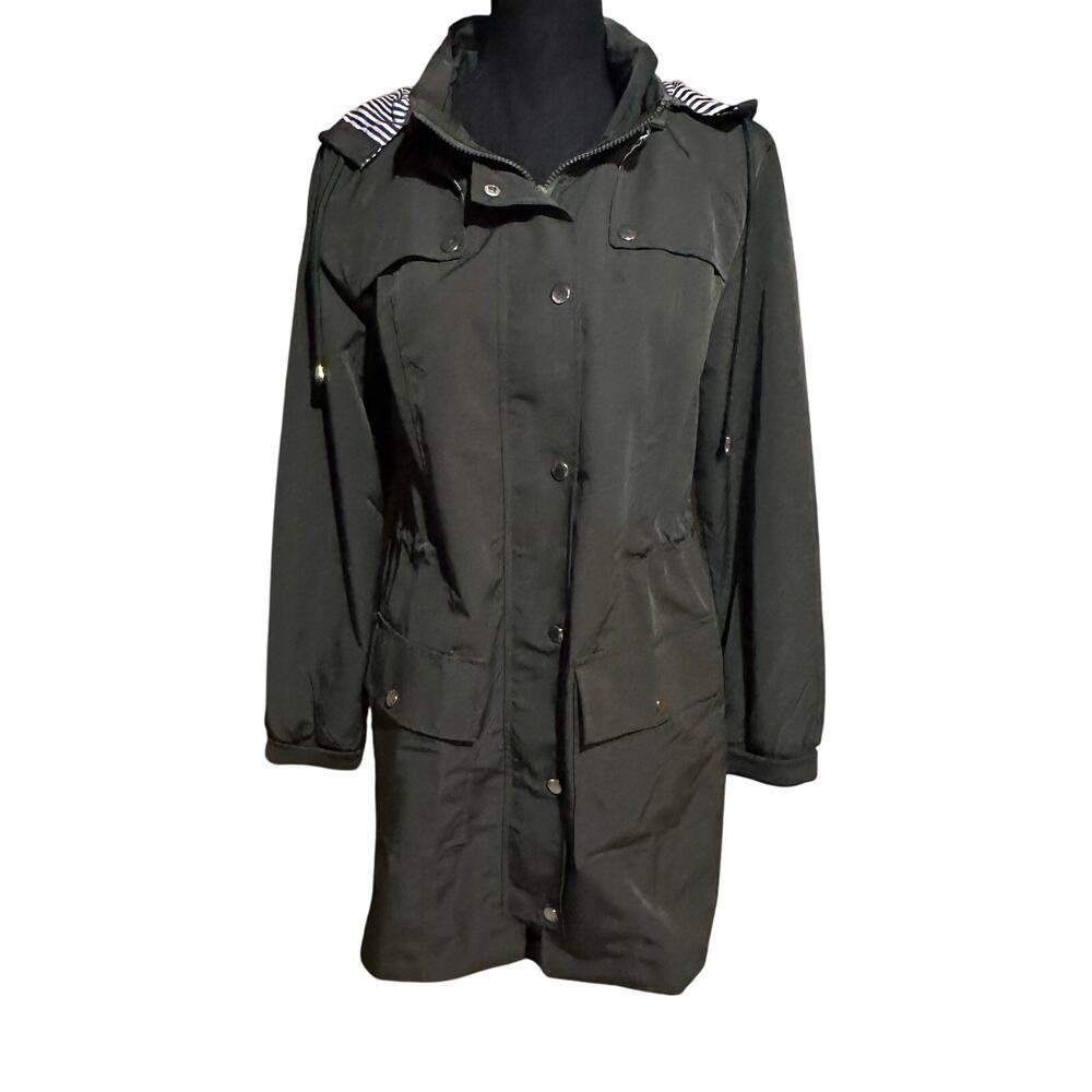 Blogger Love Dark Green Water Resistant Jacket - Women's M